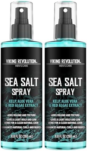 Viking Revolution Sea Salt Spray for Men - Hair Texturizing Spray 8.8oz,2pk by VikingRevolution