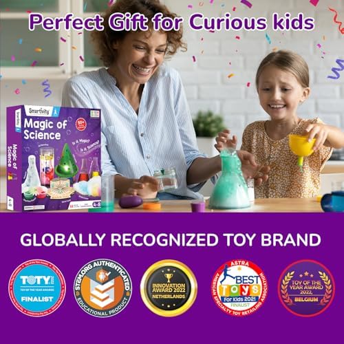 Smartivity Magic Science Kit for Kids Ages 4, 5, 6, 7, 8 Years | 50+ Amazing Science Experiments I Birthday Gifts for Boys & Girls | I Educational Toy for Kids Age 4-8 Years Old - Image 6