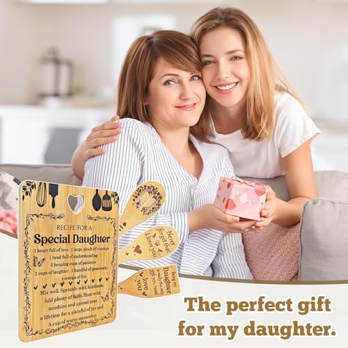 Daughter Birthday Gifts - "Recipe for a Special Daughter" Cutting Board Set - Image 3