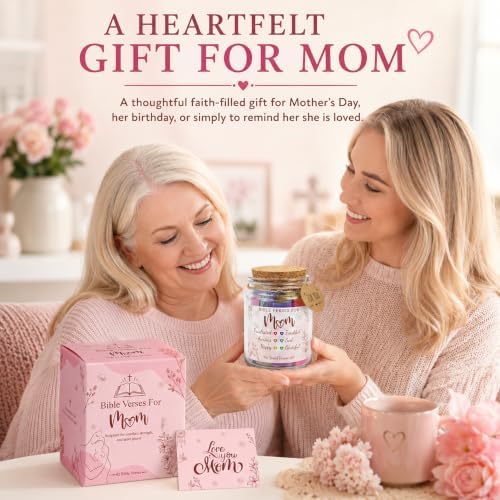 Bible Verse Jar for Mom – 92 Color-Coded Bible Verse, Birthday Gifts for Mom, Christian Gifts For Mom - Image 5