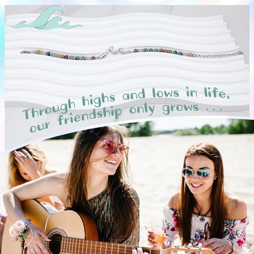 Wave Bracelets Gifts for Women, Birthday Graduation Christmas Jewelry Gifts for Daughter Granddaughter Best Friend Sister - Image 5