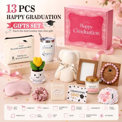 Class of 2026 Graduation Gift Box Set - 13 Piece Set for Her Graduate - Image 2