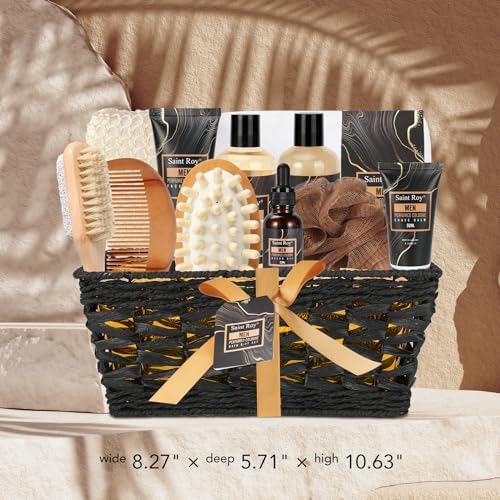 Bath & Body Gift Set for Men, Father's Day Gifts, Beard Grooming, Home Spa - Image 5