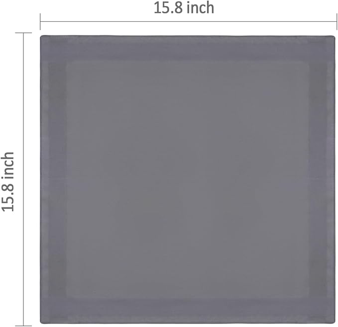 Bycc Bynn Men's Handkerchiefs Soft Cotton Solid Colour Classic Hankie