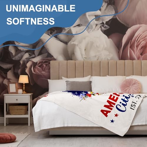 US American Citizenship Gift Ideas, New American Citizen Gifts Blanket - Image 4