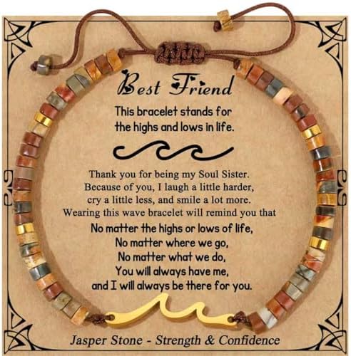 JoycuFF Wave Bracelets for Women Christmas Mothers Day Birthday Gifts for Best Friend Sister Daughter Bestie Mom Grandma Women Her by Joycuff