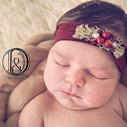 Newborn Photo Props Faux Fur Round 23.6 inch Soft Baby Boy Girl Photo Blanket Studio Photo Mat Ivory - Image 6