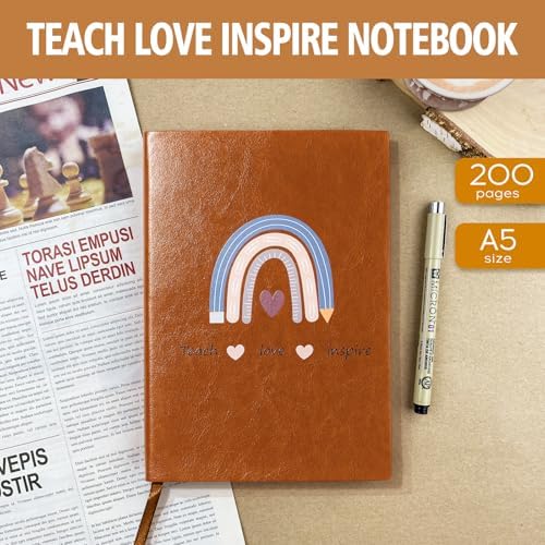 Teacher Appreciation Gifts for Women, Thank You Gifts for Teachers from Students – Teachers Day, End of Year, Graduation, Retirement, Birthday Gift Basket with 16oz Drinking Cup, Journal(Brown) - Image 4