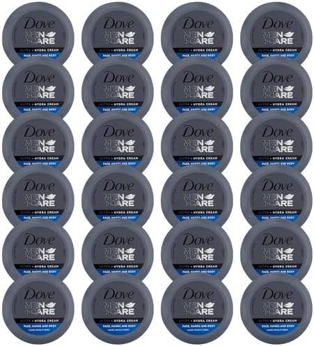 Dove Men+Care 3-in-1 Ultra Hydra Cream for Dry Skin, 24-Pack, 2.53 Oz by Dove