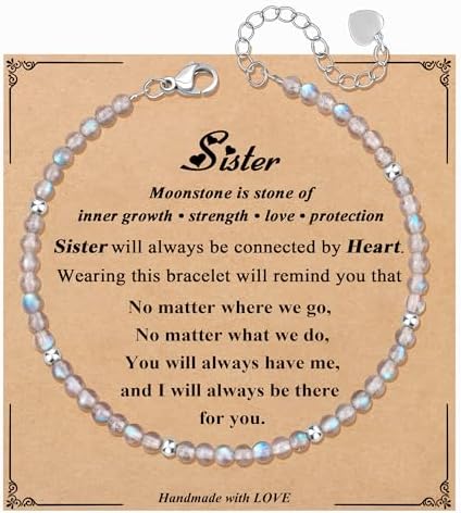 JoycuFF Moonstone Bracelet Christmas Birthday Valentines Gifts for Women by Joycuff