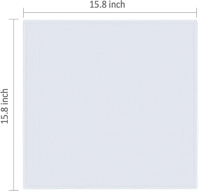 Bycc Bynn Men's Handkerchiefs Soft Cotton Solid Colour Classic Hankie