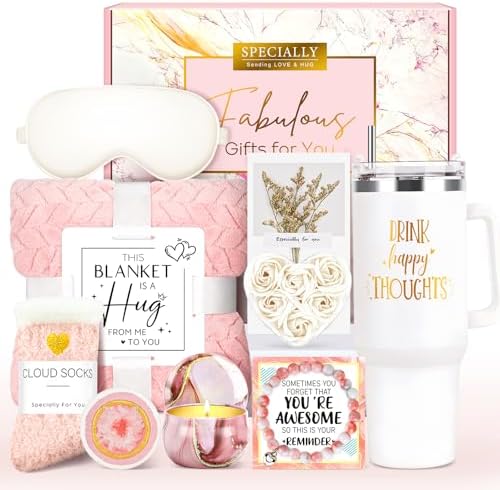 Gift Baskets for Women Birthday Gifts for Women Unique Get Well Gift for Woman Luxury Self Care Gifts for Woman Get Better Soon Care Package Set for Her Spa Kit Box for Best Friends, Girlfriend, Mom by YENCHORN