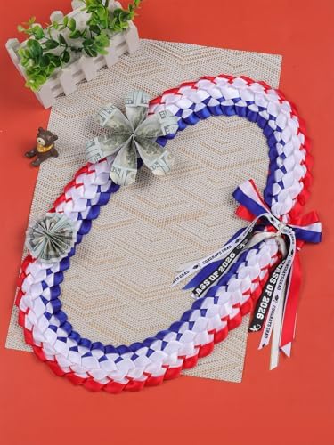 TFTAFAN Graduation Leis and Graduation Honor Cords Class of 2026 Graduation Ribbon Lei Graduation Necklace Braided Necklaces gift for Student Gifts Party Supplies - Image 4