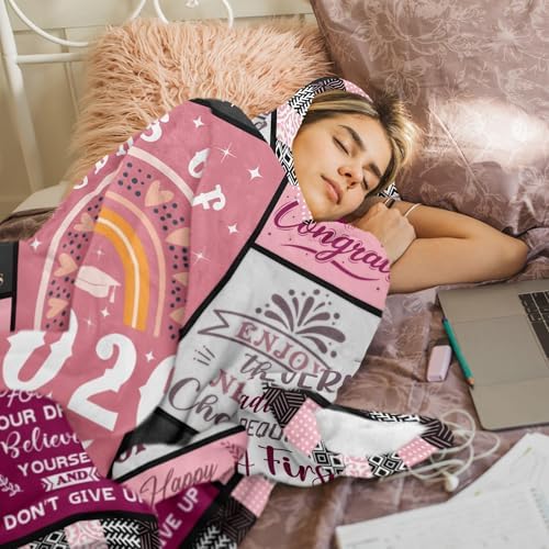 Graduation Gifts 2026 Blanket 60"x50", Class of 2026 High School College Masters Degree Graduation Gifts for Her Women, Graduation Gift Ideas - Image 6