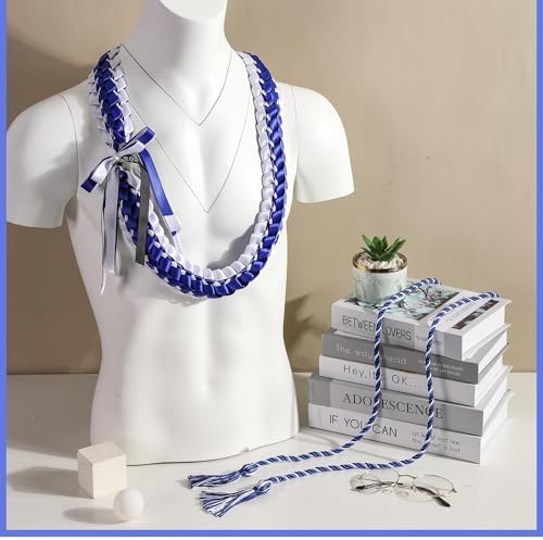 TFTAFAN Graduation Leis and Graduation Honor Cords Class of 2026 Graduation Ribbon Lei Graduation Necklace Braided Necklaces gift for Student Gifts Party Supplies - Image 5
