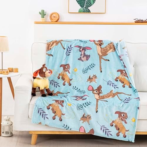 NORTHWEST Disney Wish Character Hugger Pillow & Silk Touch Throw Blanket Set, 40" x 50", Friend Frolic - Image 2