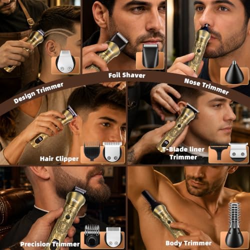 Ufree Professional Beard Trimmer for Men, Electric Shaver Razor, Men Gift - Image 4