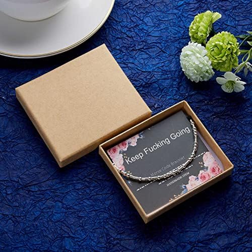 ASELFAD Morse Code Bracelets for Women, Funny Best Friend Birthday Gifts for Women Friendship Bracelets, Inspirational Jewelry, Teen Girl Gifts Trendy Stuff - Image 3