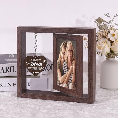 Mothers Day Gifts for Mom from Daughter Son, New Moms and First Time Mom Gift for Mother Wife Birthday Christmas Mothers Day Picture Frame Display Two 4x6 Photos - Image 6