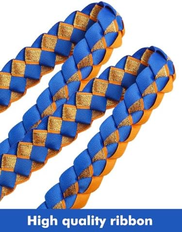TFTAFAN Graduation Ribbon Lei Graduation Leis Necklace Class of 2026 Graduation Necklace Braided Necklace Graduation Gift Party Accessories for Women and Men - Image 2
