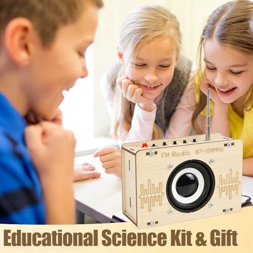 STEM Toys for Ages 6-8-13 Science Kits DIY Building Radio Cool Stuff for Kids Gadget Birthday Gifts for 7 9 11 12 14+ Year Old Boys Girls Teen Circuit Engineering Electronics Project Activities - Image 5