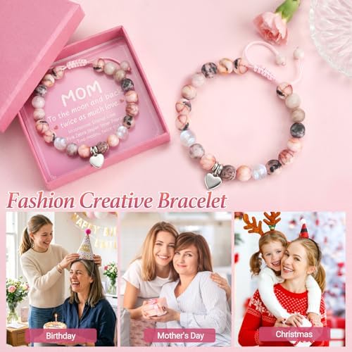 Mothers Day Gift for Mom - Scented Candle, Bracelet, Socks for Mom - Image 3