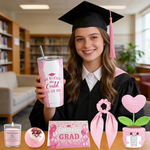 Graduation Gifts for Women Girls, She Believed She Could So She Did Themed - Image 2