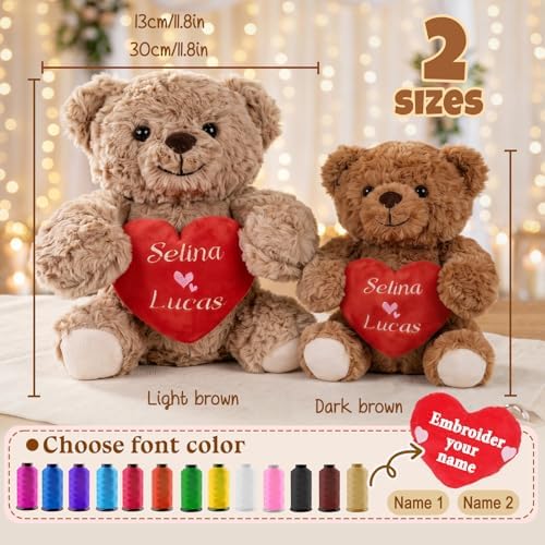 Personalized Teddy Bear, Custom Bear for Kids Couples Girlfriend - Image 5