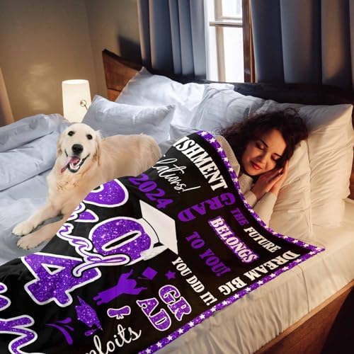 Class Of 2025 Gifts Personalized Blankets And Throws Graduation Gifts Men Custom Blankets With Photos Text College Graduate Gifts For Her, 80x60inch - Image 6