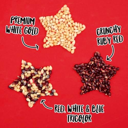 Urban Accents Movie Night Sweet Shoppe Small-Batch Popcorn Gift Set – Includes 3 Gourmet non-GMO Popcorn Kernel Varieties & 5 Flavorful Seasonings – Perfect Snack Gift Box for Parties, Holidays, or Movie Lovers - Image 5