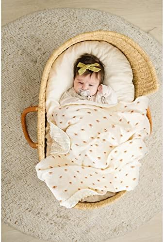 Konssy Soft Muslin Baby Blanket for Unisex Boys & Girls, 30 x 40 Inch - Image 3