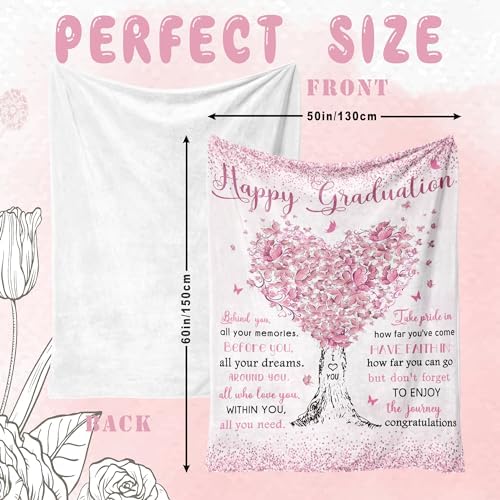 Vuinezo Graduation Gifts Blanket 50"X60"for Her, Graduation Gifts 2026 - Image 7