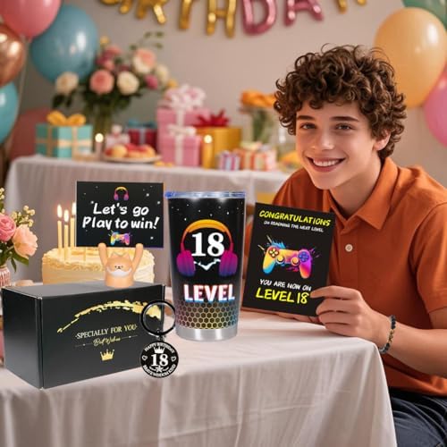Carselage 18 Year Old Boy Gifts, 18th Birthday Gifts Decorations for Son - Image 2