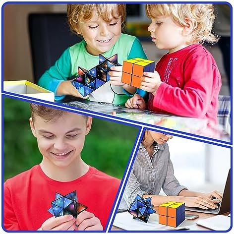 Luaxkpi 2 in 1 Infinity Cubes Fidget Toys for Kids Boys Girls Ages 8-13 - Image 3