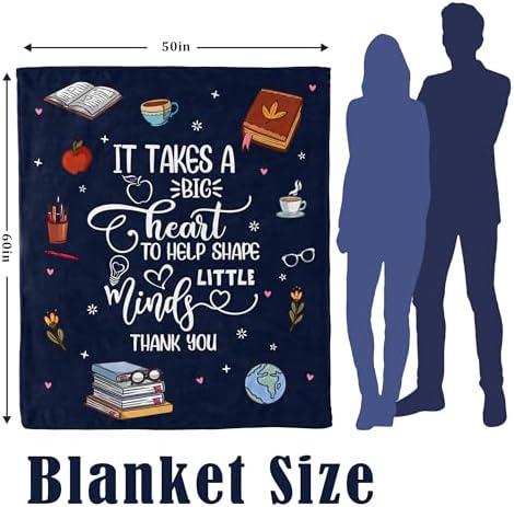 Teacher Gifts for Women, Teacher Appreciation Gifts Blanket 60"X50" - Image 4