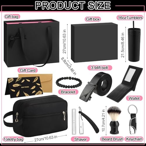 Tioncy 12 Pcs Gifts Set for Men, Thank You Gift Basket - Image 2