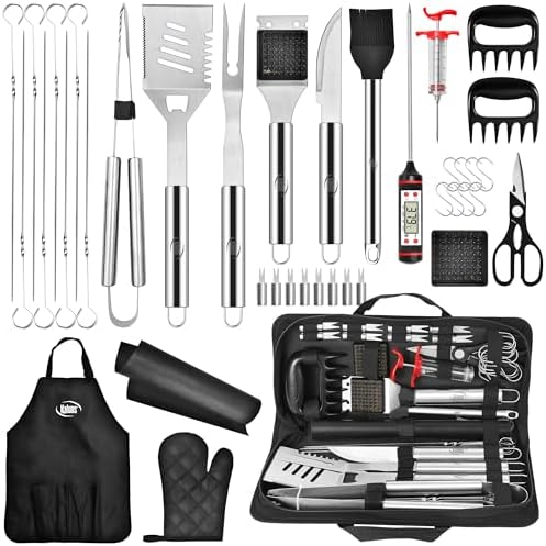 Kaluns BBQ Accessories, Complete Grill Set Grilling Gifts, 40 Pcs Premium Heavy Duty Stainless Steel Barbecue Grill Accessories for Outdoor Grill, Gifts for Dad by Kaluns%C2%AE