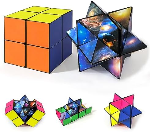 Luaxkpi 2 in 1 Infinity Cubes Fidget Toys for Kids Boys Girls Ages 8-13 by Unknown