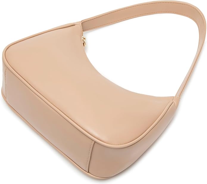 Shoulder Bags for Women, Cute Hobo Tote Handbag Mini Clutch Purse with Zipper Closure