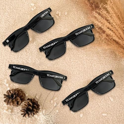 Groomsmen Sunglasses for Men - Wedding Sunglasses for Groomsman Proposal Gifts, Bachelor Party Favors - Image 4