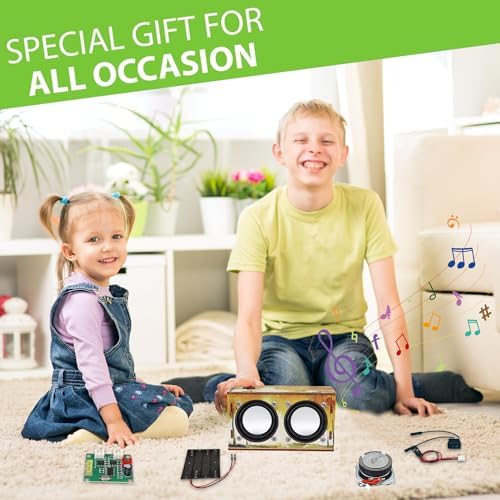 Teen Boy Gifts -DIY Bluetooth Speaker Kit -STEM Science Electronics Project - Image 3
