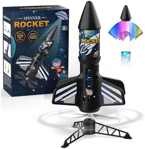 Mafbeanl Rocket Launcher for Kids, Self Launching Motorized Air Rocket Toy by Mafbeanl