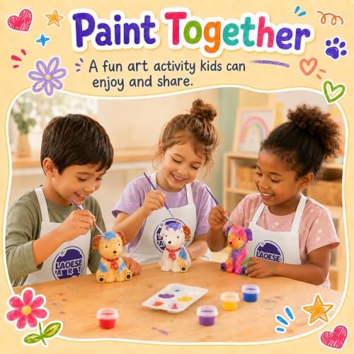 Paint Your Own Dog Lamp Kit, Crafts for Kids Ages 6-12, Gifts for Girls Boy - Image 4