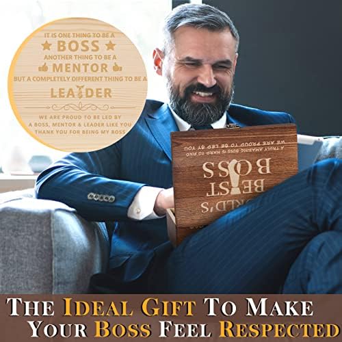 Oaksea Boss Day Gifts for Men Him Christmas, Anniversary Unique Gifts for Him, Birthday Retirement Gift for Boss Men, Stainless Steel Engraved Whiskey Stones Glasses Cool Burbon Scotch Set Gift - Image 3