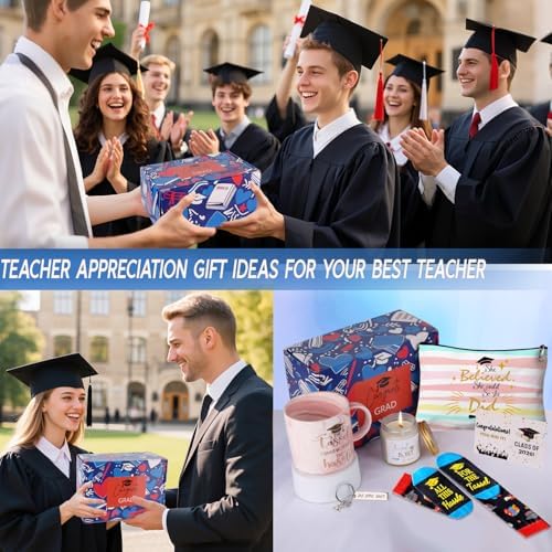 Graduation Gifts, Class of 2026 Grad Gift s College Graduation Gifts for Women The Tassel was Worth The Hassle Graduation Gift Basket-Graduation Coffee Mug Candles Keychain Socks Set - Image 7
