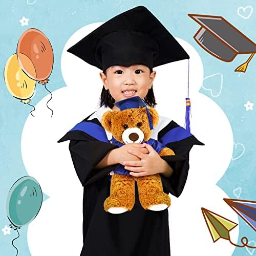 Foilswirl Graduation Bear 2026 with Gown Cap Tassel Graduation Stuffed Animal Plush Bear Toy for Class of 2026 Prek Preschool Kindergarten High School College Graduate Gift (14”, Royal Blue) - Image 6