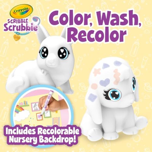 Crayola Scribble Scrubbie Baby Pets Nursery, Baby Animal Toys for Toddlers & Kids, Gift for Girls & Boys, Ages 3, 4, 5 - Image 4