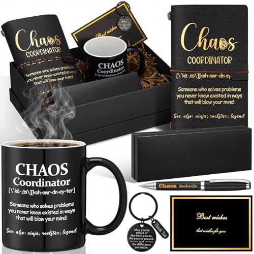 Shellwei 6 Pcs Chaos Coordinator Gifts Thank You Gifts for Men by Shellwei
