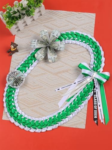 TFTAFAN Graduation Leis and Graduation Honor Cords Class of 2026 Graduation Ribbon Lei Graduation Necklace Braided Necklaces gift for Student Gifts Party Supplies - Image 4