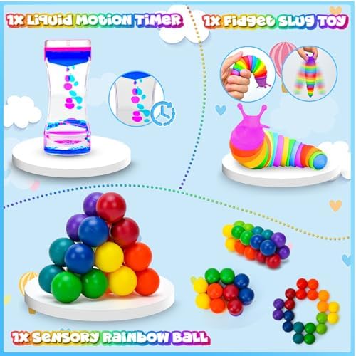 15Pack Fidget Toys Bulk for Adult Kids Age 5-7, 8-12, Figette Classroom Must Have Back to School Gifts for Students Treasure Prize Box Sensory Autism Travel Must Have ADHD Autistic Stress Anxiety - Image 3